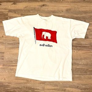 Vintage Made in Thailand premium thick cotton t-shirt - M